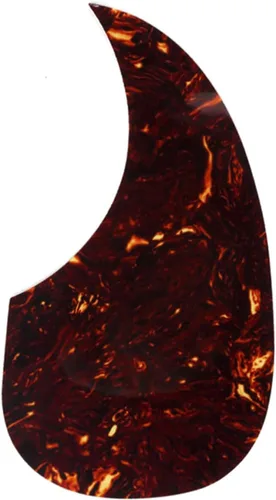 Vista 4 de Musiclily - Golpeador autoadhesivo de gran tamaño para guitarra acústica estilo Martin D28, color negro