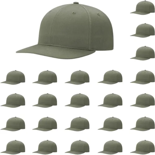Vista 113 de Richardson 312 Gorra de béisbol ajustable con correa trasera de sarga Paquetes a granel disponibles - Talla única