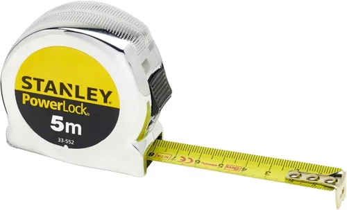 Vista 5 de Stanley 33-231 Regla de cinta Powerlock resistente de 9.8 ft x 1/2 pulgada con caja de metal