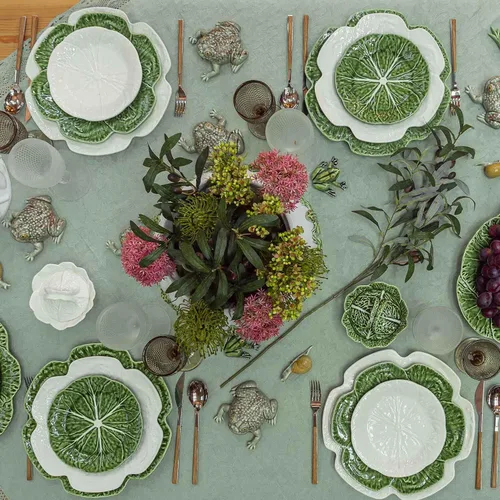 Vista 5 de Repollo - Plato de cena (juego de 2)