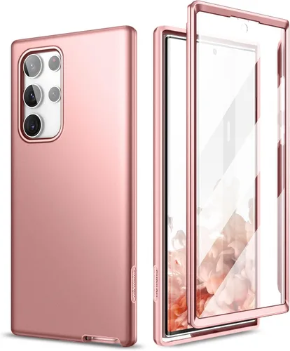 Vista 9 de SURITCH Funda para Samsung Galaxy S22 Ultra, Protector de Pantalla Integrado para Funda Samsung S22 Ultra 5G Protección de Cuerpo Completo