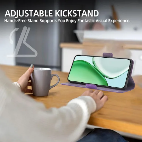 Vista 6 de Funda compatible con Huawei Y9 Prime 2019 con protector de pantalla de vidrio templado, bloqueo RFID, purpurina dorada y luminosa, LPT-DJS