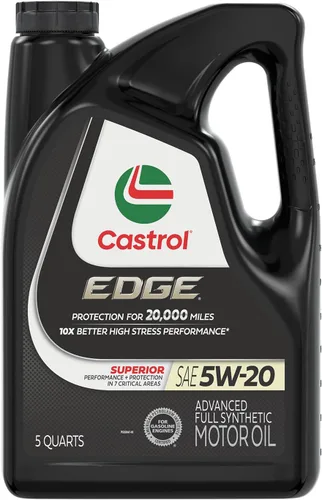 Vista 16 de Castrol EDGE 5W-20 Advanced - Aceite de motor sintético completo, 1 cuarto de galón, paquete de 6