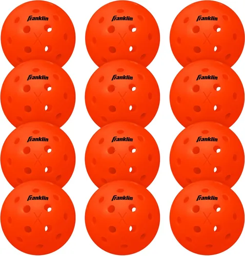 Vista 22 de Franklin Sports X-40 pelotas de Pickleball al aire libre - Bola oficial del Pickleball de EE. UU., APP Tour + US Open - Tamaño reglamentario Rosa