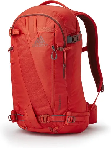 Vista 5 de Gregory Mochila de esquí alpino Targhee, rojo gamma, Tamaño único, 26L US