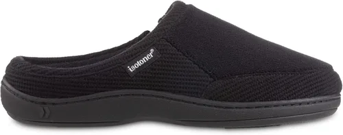 Vista 5 de isotoner Pantuflas con capucha Travis de Microterry y Waffle para hombre