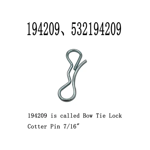 Vista 5 de Juego de clips de cubierta 8 194209 Bow Tie Lock Chaveta Pins 2 194208 Bow Tie Lock Chaveta Pin