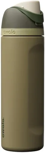 Vista 13 de Owala FreeSip - Acero inoxidable - 32 oz - Morado/Azul (pistas de esquí de los años 80)