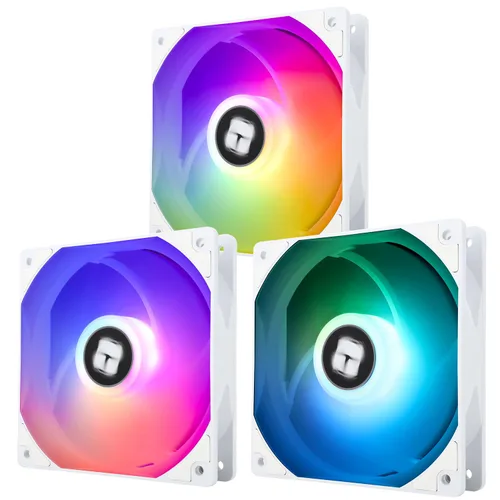 Vista 6 de Thermalright TL-C12C-S X3 Ventilador de CPU de 120mm ARGB para Caja, Ventilador de Enfriamiento Silencioso de 4 pines PWM con Rodamiento S-FDB