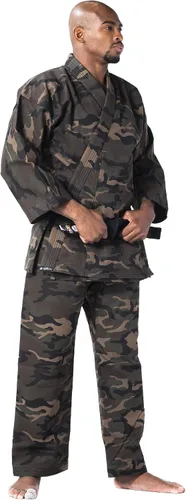 Vista 7 de Ronin Karate Uniform Men - Raro Heavy Weight Camouflage Karate Gi