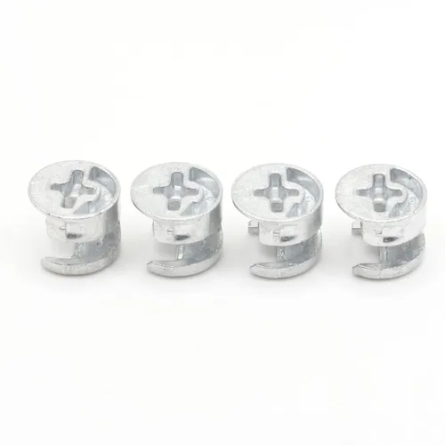 Vista 3 de Tornillos de repuesto Tuercas de bloqueo de leva excéntricas compatibles con IKEA Parte 106720 (HEMNES, RAST, LISTERBY), diámetro pequeño