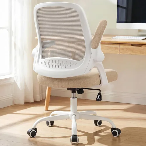 Vista 10 de NEO CHAIR Silla de oficina para computadora, silla de escritorio ergonómica para juegos, cómoda malla con brazos abatibles, soporte lumbar, ruedas