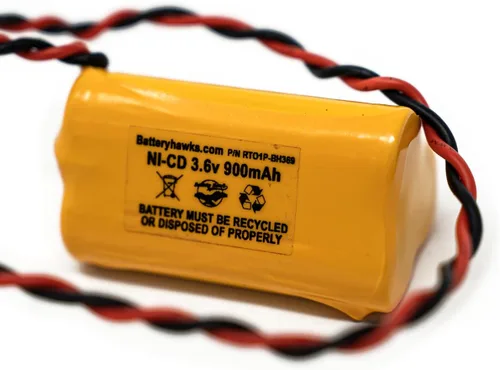 Vista 9 de Battery Hawk ELB-B001 3.6v 900mAh AA900MAH 0253799 Unitech Ni-CD Señal de salida Luz de emergencia Solar AA700MAH