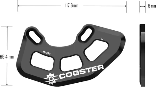 Vista 5 de FortiGuard - Protector de cadena de bicicleta de aleación MTB - Un protector de cadena de bicicleta ISCG05 para 26T-36T, taco de bicicleta para tu