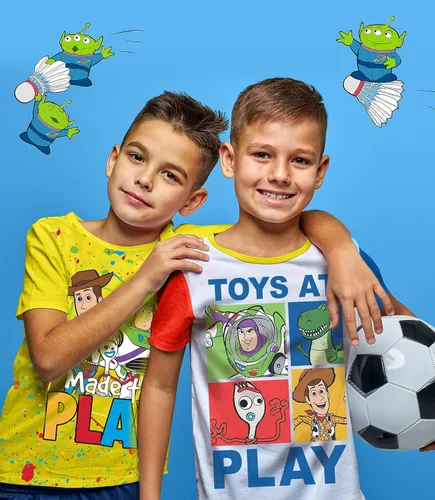Vista 6 de Toy Story Pixar Camiseta (juegos) Woody Buzz Lightyear Jessie Rex Hamm MrPotato Forky Slinky Dog Toddler Cumpleaños Ropa para niños