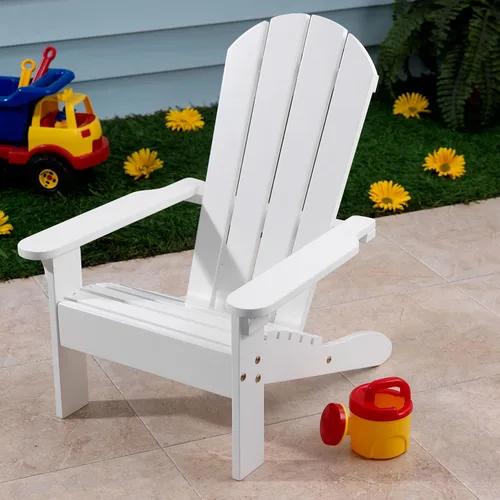 Vista 6 de Silla KidKraft Adirondack, blanco, 81, Silla Adirondack, Blanco