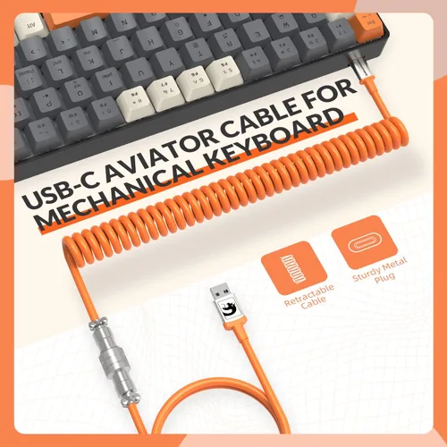 Vista 5 de T8 - Teclado mecánico 60% para juegos, mini teclado TKL de diseño compacto de 68 teclas, retroiluminación RGB de 18 cromas, interruptor marrón