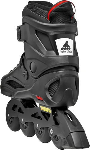 Vista 6 de Rollerblade RB 80 Patín urbano en línea para hombre, negro y rojo