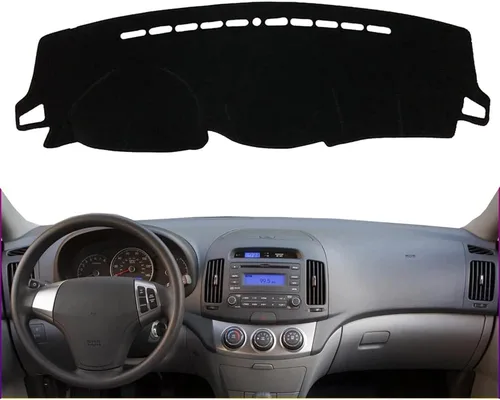 Vista 11 de Cubierta de tablero de coche Compatible con BMW X5 F15 2014 2015 2016 2017 2018 con transmisión a la izquierda Forro de alfombra de tablero