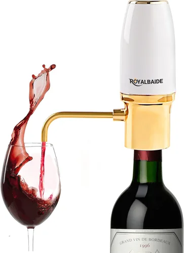 Vista 9 de Aireador de vino eléctrico, decantador de vino eléctrico y decantador de vino de un solo toque para rojo y blanco, aireador y dispensador de vino