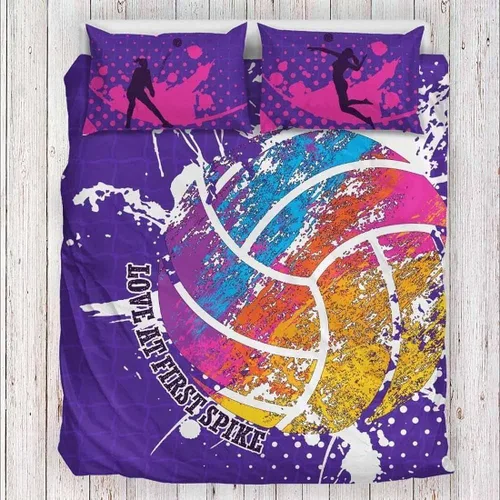 Vista 11 de Juego de ropa de cama de voleibol, edredón de microfibra para deportes, voleibol, tamaño King, Queen, individual, decoración para el hogar