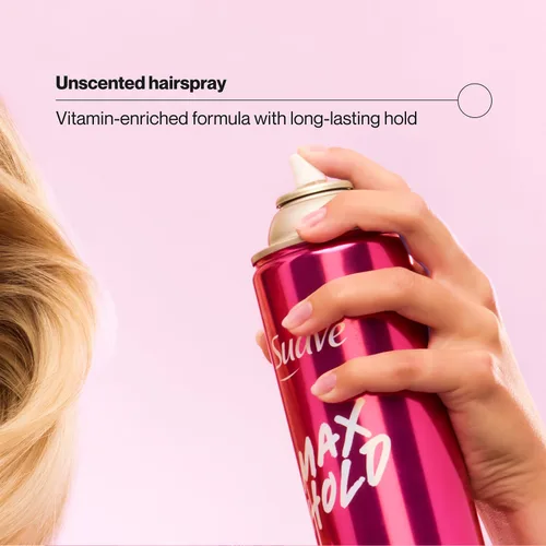 Vista 4 de Suave Laca para el cabello, Max Hold Variety paquete de 4 – Laca perfumada + sin perfume, 11 oz Ea