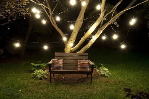 Vista 4 de Bulbrite 810057 14 pies 10- Socket con 2W B11 LED String Light Set