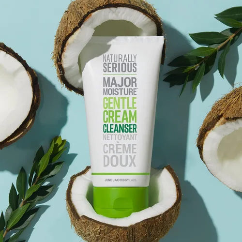 Vista 2 de Naturally Serious Limpiador en crema suave de humedad mayor, limpiador hidratante con aceite de coco, limpiador desmaquillante, cuidado de la piel