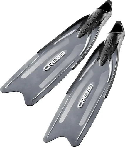 Vista 6 de Aletas de hoja larga de bolsillo completo suaves para apnea Gara Professional LD Fabricado en Italia por Cressi: calidad desde 1946