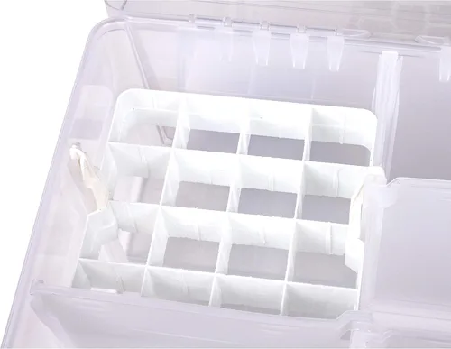 Vista 34 de ArtBin 6993SP Super Satchel Double Deep con bandeja de accesorios para manualidades en papel, transparente, 1 bolsa y 1 bandeja