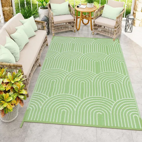 Vista 34 de Anidaroel Alfombra de área para exteriores para patio, 4 x 6 pies, impermeable, reversible, alfombra de paja de plástico para exteriores, alfombra