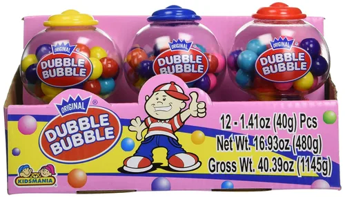 Vista 3 de Dubble Bubble Mini Dispensador de 12 unidades, 1.41 oz (40g)