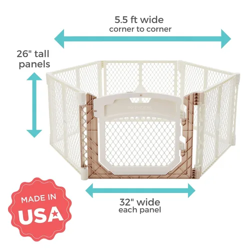 Vista 8 de Norte Estados Superyard Ultimate Play Yard, Ivory