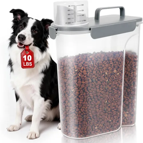 Vista 18 de TBMax Contenedor de Almacenamiento de Comida para Gatos y Perros de 5 a 7 libras, Contenedor Secundario de Almacenamiento de Comida para Mascotas