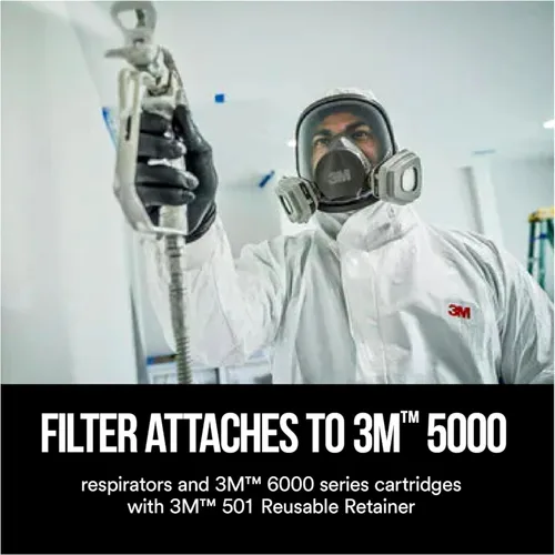 Vista 4 de 3M Filtro de partículas 5P71, P95, 5 pares de filtros
