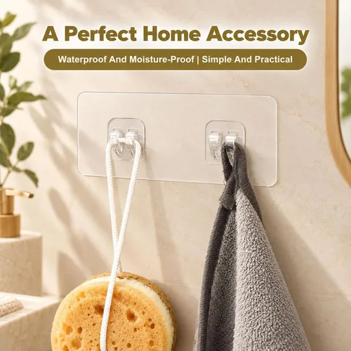 Vista 5 de 8 Pack Shower Caddy Adhesive Replacement No Drilling