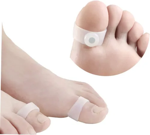 Vista 8 de 5 pares de anillos de dedo del pie cubiertas magnéticas de banda elástica cubierta de dedo del pie herramienta magnética Jansio anillo para dedos