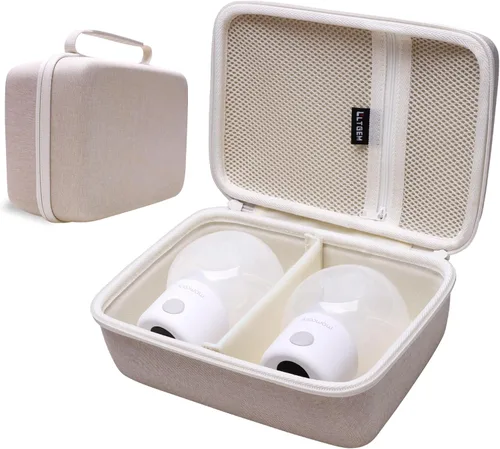 Vista 8 de LTGEM - Bolsa de transporte para extractores de leche compatible con 2 piezas Momcozy S12 Pro / S12Pro / S9 / M5 / All Momcozy portátil extractor