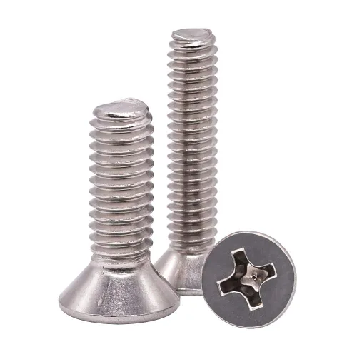 Vista 13 de Tornillos de máquina de cabeza avellanada plana 1/4-20 x 1, Phillips Drive, acero inoxidable 304 18-8, rosca completa, rosca gruesa UNC, 25 PCS