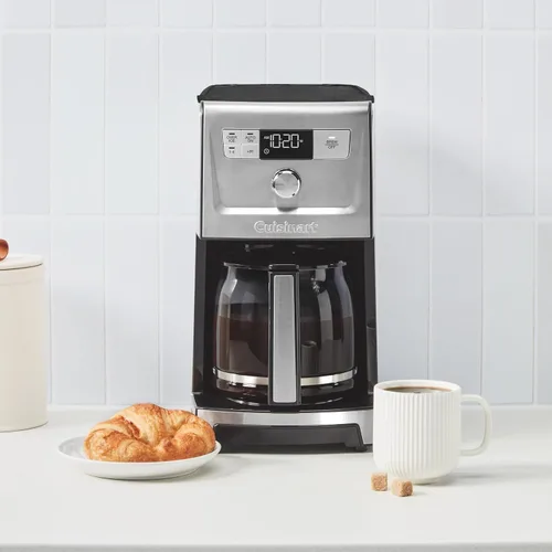 Vista 2 de Cuisinart - Cafetera programable PerfecTemp de 14 tazas DCC-3500SS con jarra de vidrio, ajuste de 1-4 tazas, control de intensidad de preparación