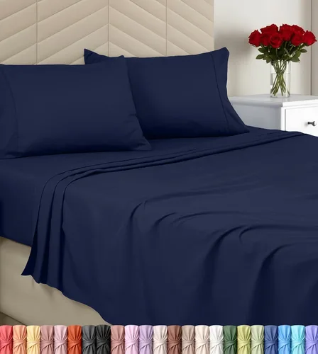 Vista 33 de Utopia Bedding - Juego de sábanas, tamaño individual, microfibra cepillada, suaves, esquinas profundas, incluye 1 encimera, 1 bajera y 1 fundas