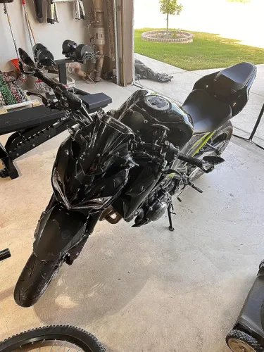 Vista 8 de FENRIR Espejo de motocicleta con adaptador para Z900RS Z650RS Vulcan S Eliminator ZRX1100 ZRX1200 Z400 Z500 Z750 Z800 Z900 Z1000 ZH2 Ninja400