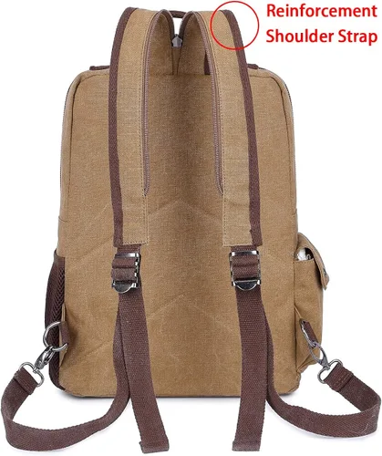 Vista 3 de Mygreen bolsa cruzada de lona mochila de viaje