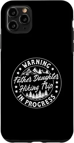 Vista 13 de Warning Father Daughter Hiking Trip in Progress Case for iPhone 17