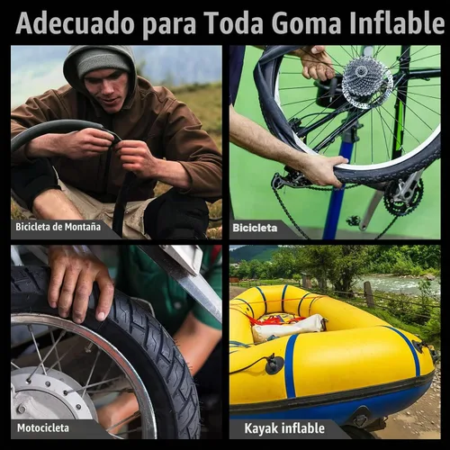 Vista 3 de Kit de reparación de neumáticos de bicicleta, kit de parches de perforación de tubo interior Bycicle con 32 parches de vulcanización, raspador