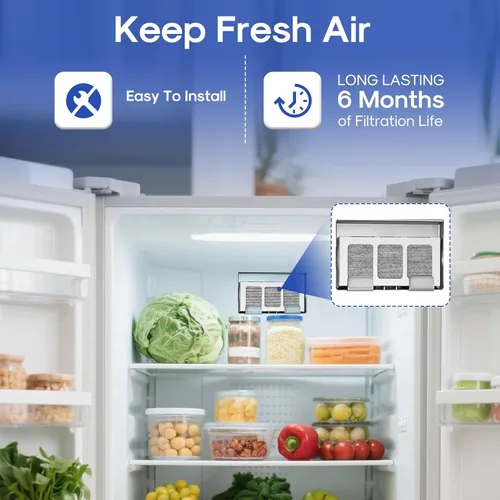 Vista 6 de ICEPURE AF008 - Filtro de aire para refrigerador Pureair Ultra 2, Pure Air Ultra 2, Pureair Ultra ii, Electrolux 242047805, 5303918847, PAULTRA2