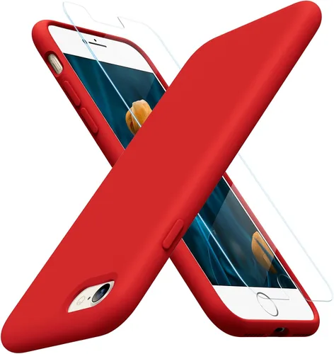 Vista 330 de Miracase Funda ultradelgada diseñada para iPhone SE 2022 (3ª generación)/iPhone SE 2020 (2ª generación)/iPhone 7/iPhone 8 con protector de pantalla