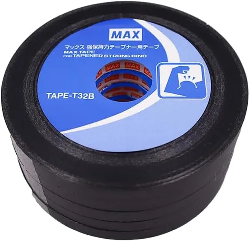 Vista 5 de Generic MAX HT-S45E - Kit de iniciación de herramienta de atado de plantas con cinta, grapas y cuchillas de repuesto, azul, HT-S45E-STARTER