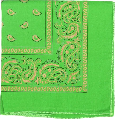 Vista 20 de Motique Accessories Bandana de algodón de 22 pulgadas con estampado cachemira