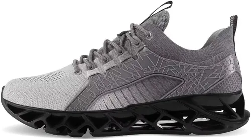 Vista 3 de UMYOGO Tenis cómodos para hombre, para caminar, correr, tenis de moda para adultos